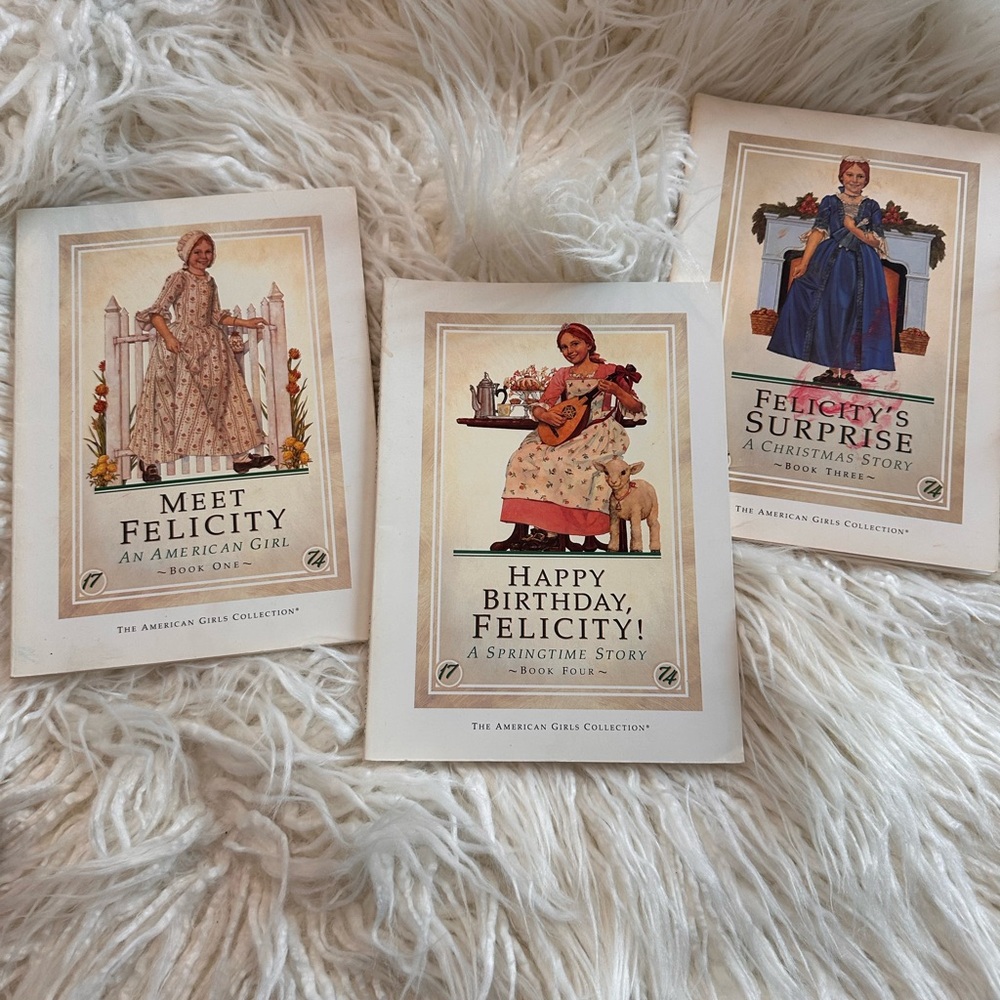 Original Felicity Merriman American Girl Doll + 3 books Pleasant Company retired - Picture 8 of 10